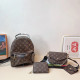 Brown Casual Vacation Letters Patchwork Chains Bags