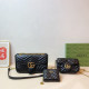 Black Casual Daily Solid Color Metal Accessories Trim Embossed Bags