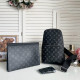 Black Casual Street Letters Patchwork Zipper Bags