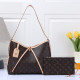 Pink Brown Street Letters Patchwork Bags
