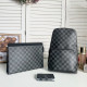 Black Gray Casual Street Plaid Patchwork Zipper Contrast Bags