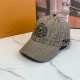 Khaki Casual Street Letters Embroidered Patchwork Hat
