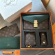 Green Casual Daily Letters Patchwork Metal Accessories Trim Contrast Bags