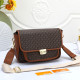 Brown Street Letters Patchwork Zipper Bags