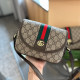 Khaki Casual Street Letters Patchwork Metal Accessories Trim Contrast Bags