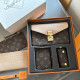 Bare Color Casual Daily Letters Patchwork Metal Accessories Trim Contrast Bags