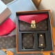 Red Casual Daily Letters Patchwork Metal Accessories Trim Contrast Bags