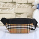 Yellow Black Street Letters Patchwork Zipper Bags