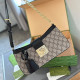 Black Casual Street Letters Patchwork Chains Contrast Bags