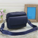 Blue Street Letters Patchwork Zipper Bags