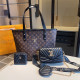 Black Casual Street Letters Patchwork Metal Accessories Trim Bags