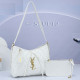 White Street Letters Patchwork Zipper Bags