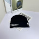 Black Casual Daily Letters Weave Contrast Hat