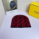 Red Casual Letters Weave Contrast Hat