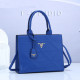 Blue Street Letters Patchwork Zipper Bags