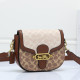 White Brown Street Letters Hollow Out Patchwork Bags