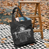 Black KILL THEM WITH KINDNESS PRINTED BAG