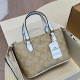 White Apricot Casual Street Letters Patchwork Zipper Contrast Bags