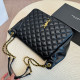 Black Daily Celebrities Letters Patchwork Metal Accessories Trim Bags