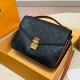 Black Casual Daily Letters Metal Accessories Trim Contrast Embossed Bags