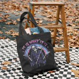 Black IT IS WHAT IT IS PRINTED BAG