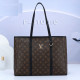 Black Brown Street Letters Patchwork Bags