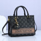 Black Street Letters Patchwork Bags