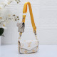 Yellow Street Letters Patchwork Chains Bags