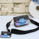 Blue Black Street Letters Chains Bags