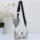 White Black Street Letters Patchwork Chains Bags