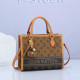 Yellow Street Letters Patchwork Bags