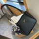 Black Casual Street Solid Color Patchwork Metal Accessories Trim Bags
