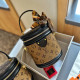 Black Yellow Casual Street Letters Patchwork Zipper Contrast Bags