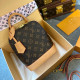 Brown Casual Daily Letters Patchwork Metal Accessories Trim Contrast Bags
