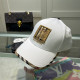 White Street Daily Letters Embroidered Patchwork Hat
