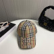 Khaki Casual Street Plaid Patchwork Texture Hat