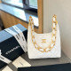 White Casual Street Letters Patchwork Metal Accessories Trim Chains Bags