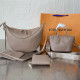 Nude Pink Casual Daily Letters Chains Zipper Embossed Bags