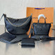 Black Casual Daily Letters Chains Zipper Embossed Bags