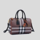 Black Street Plaid Patchwork Bags