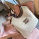 Apricot Casual Daily Letters Patchwork Contrast Bags