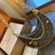Brown Casual Daily Letters Patchwork Chains Zipper Contrast Bags