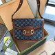 Blue Casual Street Letters Patchwork Metal Accessories Trim Contrast Bags