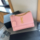 Pink Casual Daily Letters Patchwork Metal Accessories Trim Chains Bags