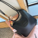 Black Casual Daily Letters Patchwork Bags