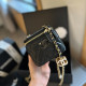 Black Casual Daily Letters Patchwork Metal Accessories Trim Zipper Bags
