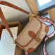 Bare Color Casual Daily Letters Patchwork Contrast Embossed Bags