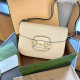 White Casual Daily Solid Color Patchwork Metal Accessories Trim Bags