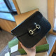 Black Casual Daily Solid Color Patchwork Metal Accessories Trim Bags