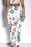 Multicolor Casual Graffiti Print Camouflage Print Contrast Regular High Waist Full Print Bottoms